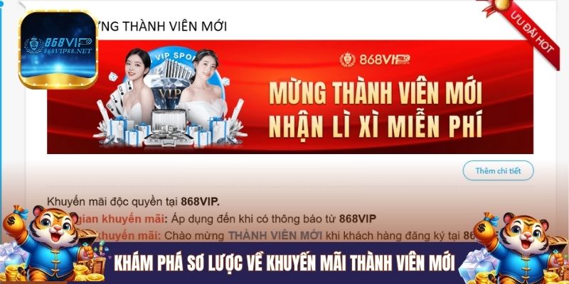 Khám phá sơ lược về khuyến mãi thành viên mới