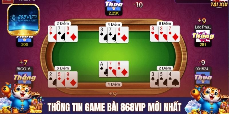 Thông tin về game bài 868VIP được yêu thích 